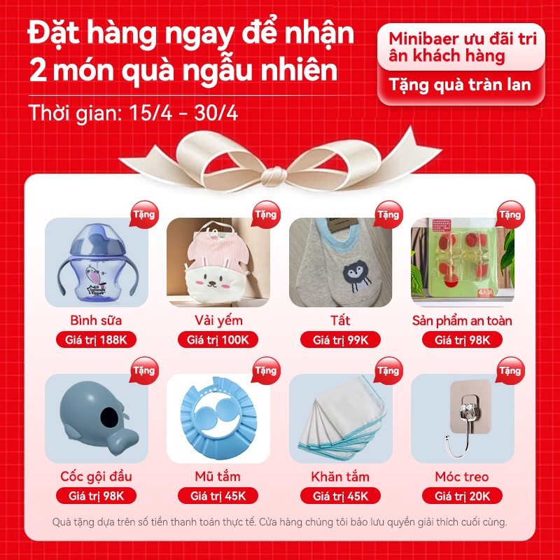 Chậu tắm gấp gọn cho bé sơ sinh MINI BEAR– Bồn tắm có nhiệt kế, thiết kế nhỏ gọn, tiện lợi