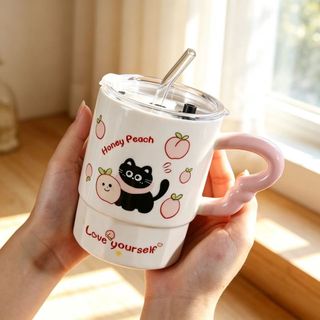 Quà tặng sinh nhật cho nữ bạn thân cốc sứ Vô Tri cute quà tặng dễ thương quà tặng cho nữ
