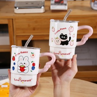 Quà tặng sinh nhật cho nữ bạn thân cốc sứ Vô Tri cute quà tặng dễ thương quà tặng cho nữ