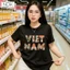 Áo thun VIETNAM local brand thiết kế họa tiết văn hoá Việt Nam độc đáo Áo unisex form rộng NOK-N045