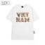 Áo thun VIETNAM local brand thiết kế họa tiết văn hoá Việt Nam độc đáo Áo unisex form rộng NOK-N045