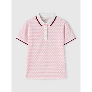 [COOLER & CLOSER] Áo thun polo nữ YODY in tràn họa tiết WCPO26A009