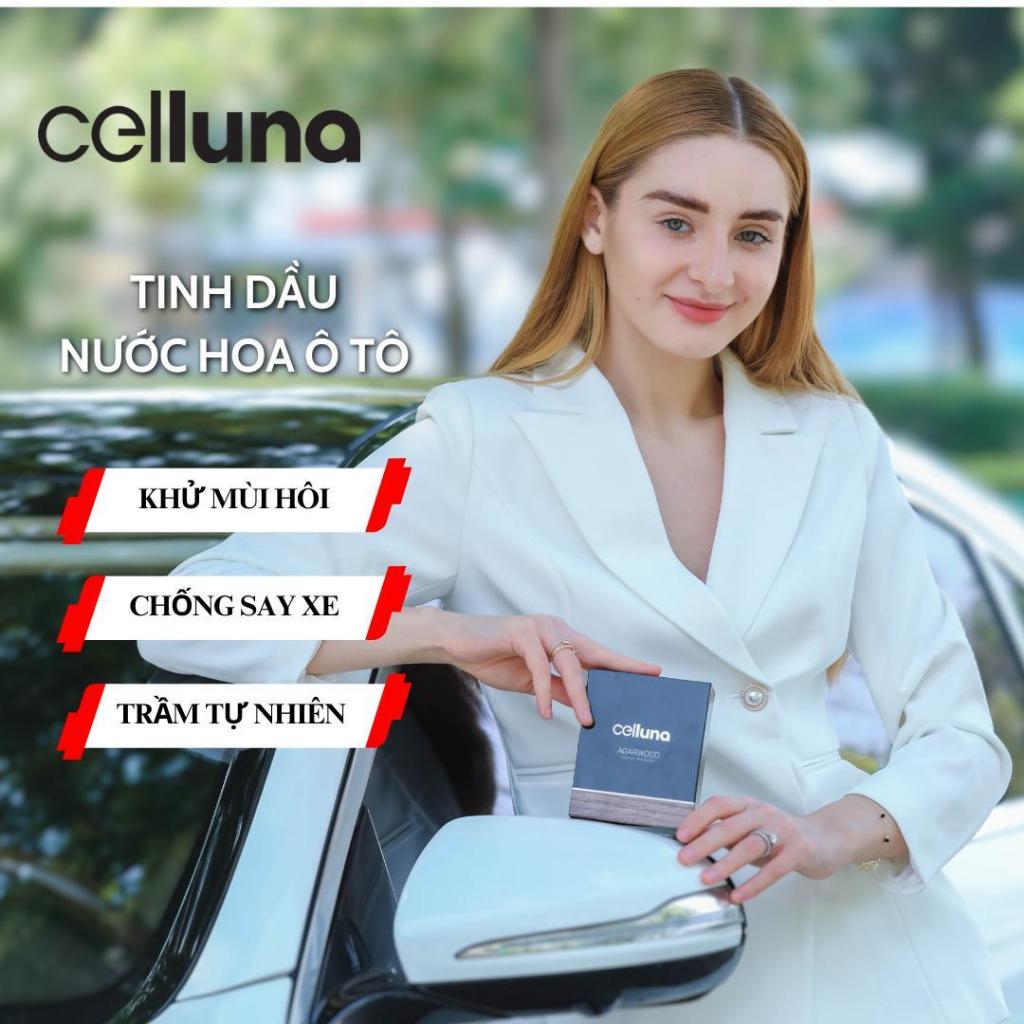 (Best Seller) Nước Hoa Ô Tô Celluna - Nước Hoa Xe Hơi, Tinh Dầu Thơm Khử Mùi, Chống Say Xe, Mùi Hương Thư Giãn