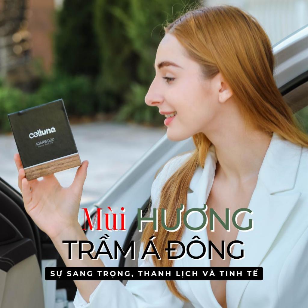 (Best Seller) Nước Hoa Ô Tô Celluna - Nước Hoa Xe Hơi, Tinh Dầu Thơm Khử Mùi, Chống Say Xe, Mùi Hương Thư Giãn
