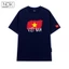 Áo thun local brand in hình lá cờ Việt Nam, form rộng cổ tròn chất liệu cotton cao cấp NOK-N055