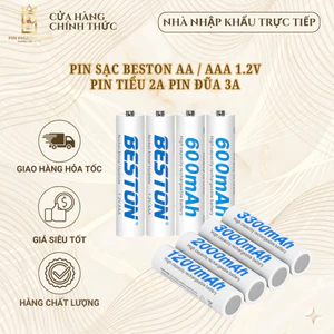 Pin sạc Beston AA / AAA 1.2V Dung lượng cao 3300mAh ... 600mAh Pin Tiểu 2A Pin Đũa 3A Chất Lượng Cao BT01