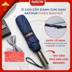 Ô dù che mưa nắng gấp gọn Nason Umbrella Arthur đóng mở tự động 2 chiều trên 1000 lần, ngăn 99%UV