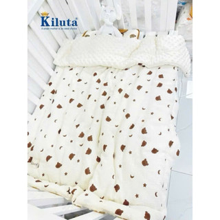 Chăn Trần Bông Muslin Hạt Đậu cao cấp dày dặn, ấm áp mùa đông