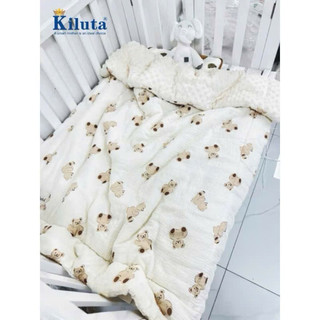 Chăn Trần Bông Muslin Hạt Đậu cao cấp dày dặn, ấm áp mùa đông