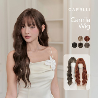 Tóc Giả Nguyên Đầu CAPELLI Xoăn Sóng Mái Thưa Camila Wig