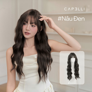Tóc Giả Nguyên Đầu CAPELLI Xoăn Sóng Mái Thưa Camila Wig