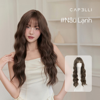 Tóc Giả Nguyên Đầu CAPELLI Xoăn Sóng Mái Thưa Camila Wig