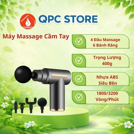 Máy Massage Cầm Tay Mini, Súng Massage Cầm Tay Mini Toàn Thân 6 Cấp Độ Chuyên Sâu Đa Năng KH-720