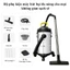 Máy hút bụi gia dụng 1200W, dung tích 20 lít, có chức năng hút khô, hút ướt và thổi gió