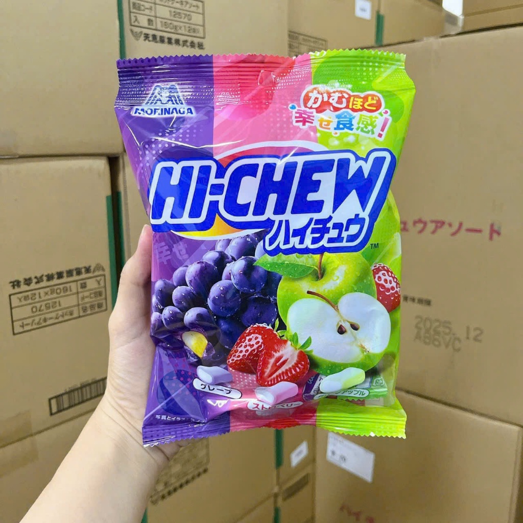 Kẹo mềm Morinaga vị trái cây tổng hợp gói 86g - Dẻo Thơm, Ngọt Thanh - Nhập Khẩu Nhật Bản