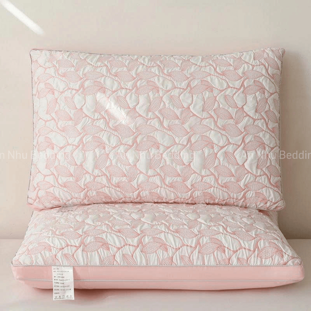 Combo 2 Gối Mộc Lan Cao Cấp Mềm Mại Êm Ái Căng Phồng An Như Bedding 1kg/Chiếc