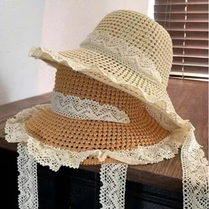 MŨ CÓI REN ĐI BIỂN – CỘT NƠ XIU XINH