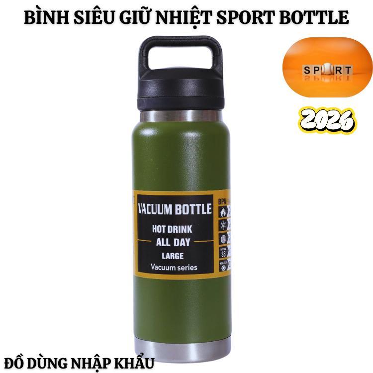 Bình siêu gữ nhiệt phong cách thể thao dung tích 1100ml giữ nhiệt đến 20h