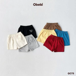 Quần Đùi Thể Thao Obebi Thời Trang Hè Cho Bé Trai Bé Gái từ 8kg - 22kg QC73
