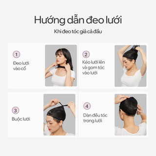 Lưới Trùm Tóc CAPELLI Hỗ Trợ Đội Tóc Giả (Quà tặng)