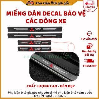 Miếng dán decal bảo vệ xe hãng Mitsubishi Xpander, Pajero, Attrage, Mirage, Triton, Outlander, Jolie, Lancer, Zinger, Gr