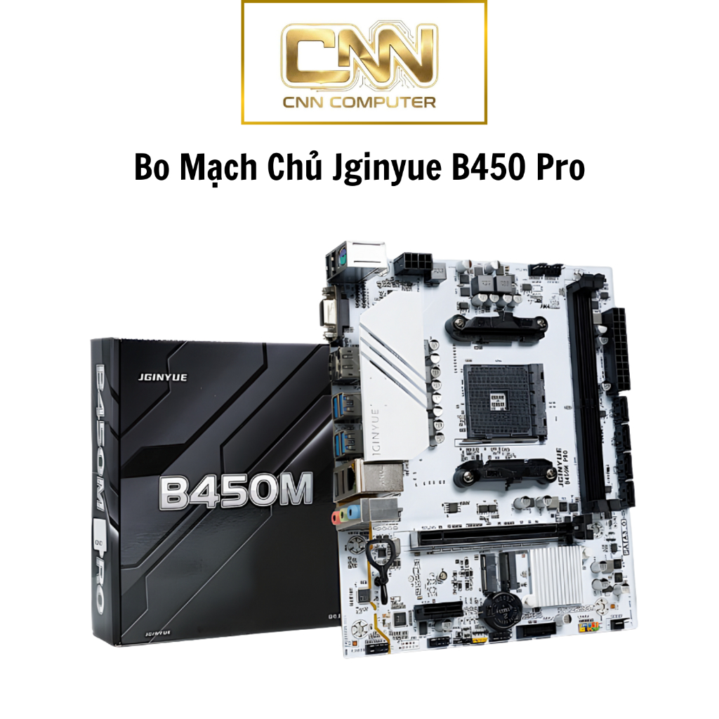 Main Jginyue B450 Pro ARGB Hiệu Năng Ổn Định, Bo Mạch Chủ Chính Hãng Bảo Hành 36 Tháng | BigBuy360 - bigbuy360.vn