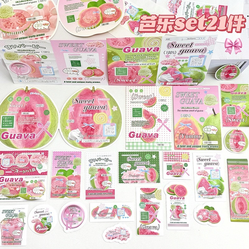 Tổng hợp các set gói đồ, gói card, gói hàng xinh xắn theo màu, corquette, trái cây, dễ thương