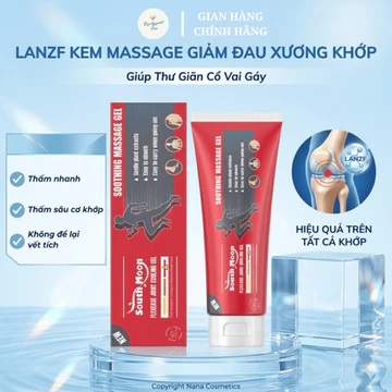 Lanzf Kem Massage Giảm Đau Xương Khớp, Gel Xoa Bóp Chondroitin Lanzf Giúp Thư Giãn Cổ Vai Gáy, Giảm Mỏi Gối Lưng