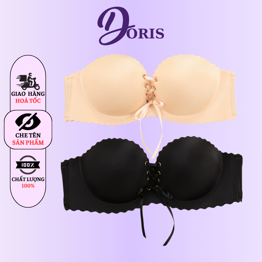 Áo Ngực Dây Rút Đúc Su Tạo Khe – Áo Lót Nữ Ôm Dáng, Tạo Form Gọn Gàng DORIS 335