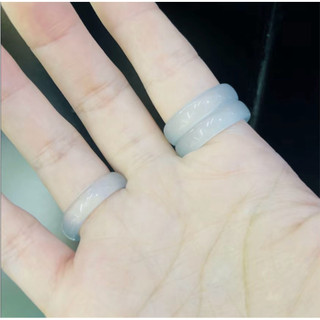 Nhẫn đá Mã Não Brazil Xanh Lam Phong Thuỷ May mắn- Chou Jewelry