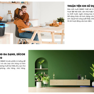 Đèn Bắt Muỗi Rạng Đông DBM01 Công Suất 5W An Toàn, Không Mùi, Không Gây Tiếng Ồn Khi Sử Dụng