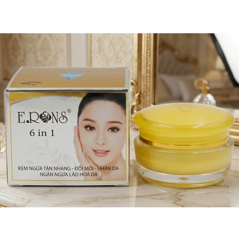 Kem Dưỡng Trắng Hồng - Phục Hồi Da Thâm Sạm - Cân Bằng Độ Ẩm  ERons (Vàng-Xám)