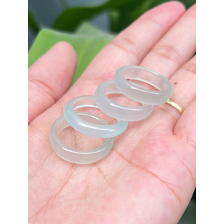 Nhẫn đá Mã Não Brazil Xanh Lam Phong Thuỷ May mắn- Chou Jewelry