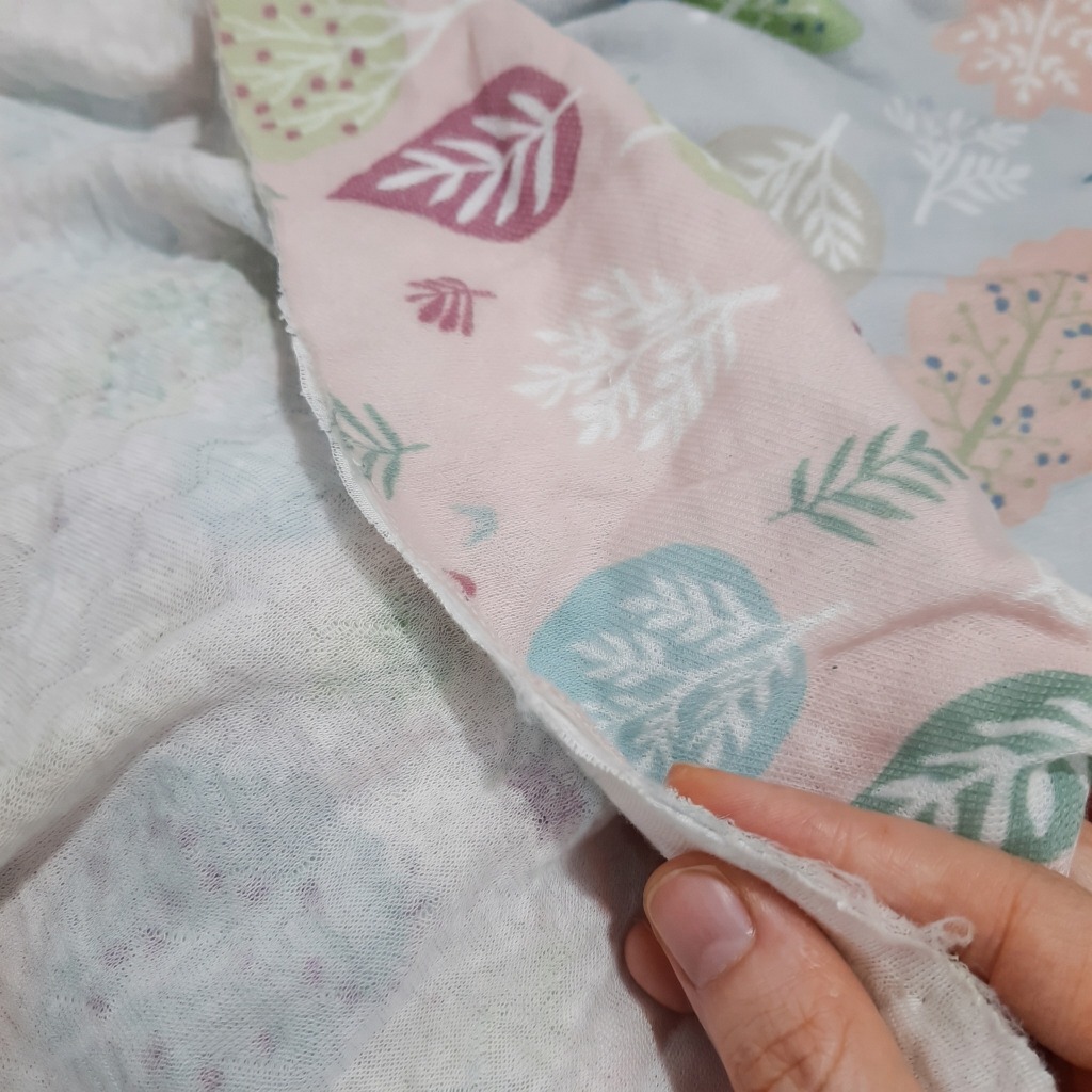 VẢI COTTON TRẦN BÔNG MỎNG HỌA TIẾT LÁ - MAY CHĂN GA GỐI, QUẦN ÁO TRẺ EM, KHĂN TẮM, BỘ ĐỒ......