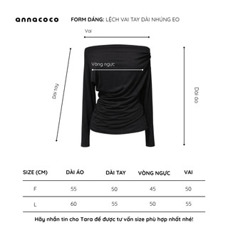 [HỎA TỐC] Áo Thun Nữ Trễ Vai Nhún Eo Form Ôm Tôn Dáng Phong Cách Hàn Quốc | Flow Drape Shoulder Top