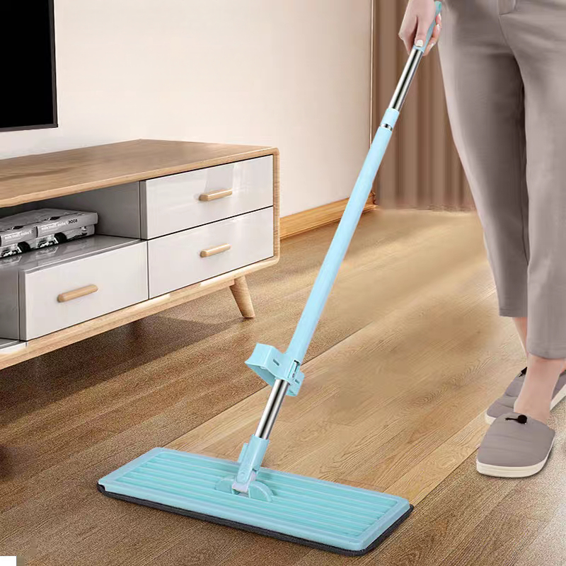 Cây lau nhà tự vắt thông minh kèm xô đựng nước cây lau nhà bàn lau 35cm chổi lau nhà 360 độ tiện lợi