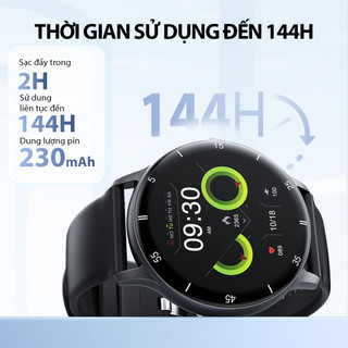 Đồng hồ thông mình ROBOT CORE R1 màn hình TFT 1.28 in chống nước IP68 PIN 144H