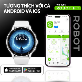 Đồng hồ thông mình ROBOT CORE R1 màn hình TFT 1.28 in chống nước IP68 PIN 144H