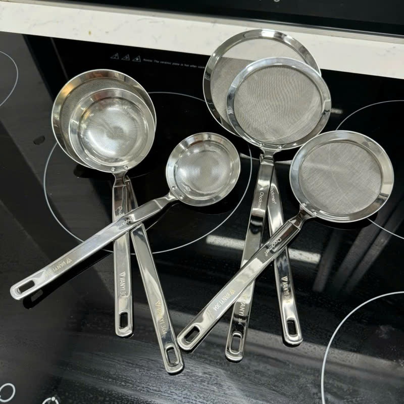 [GIÁ TỐT] Rây Lọc Inox304 KINSGEM CHOCKMEN Dày Dặn – Muôi Vớt Bọt, Rây Cháo, Vớt Lẩu Đa Năng Nhà Bếp