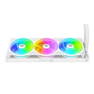 Tản Nhiệt Nước AIO Thermaltake TH360 V3 Ultra ARGB Sync Snow - Trắng Tinh Khôi, Màn Hình LCD 3.95", Quạt Liền Khối