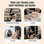 Thùng 20 gói giấy ăn sắc hạ và thùng 6 bịch khăn ướt Topgia tiện lợi, tiết kiệm