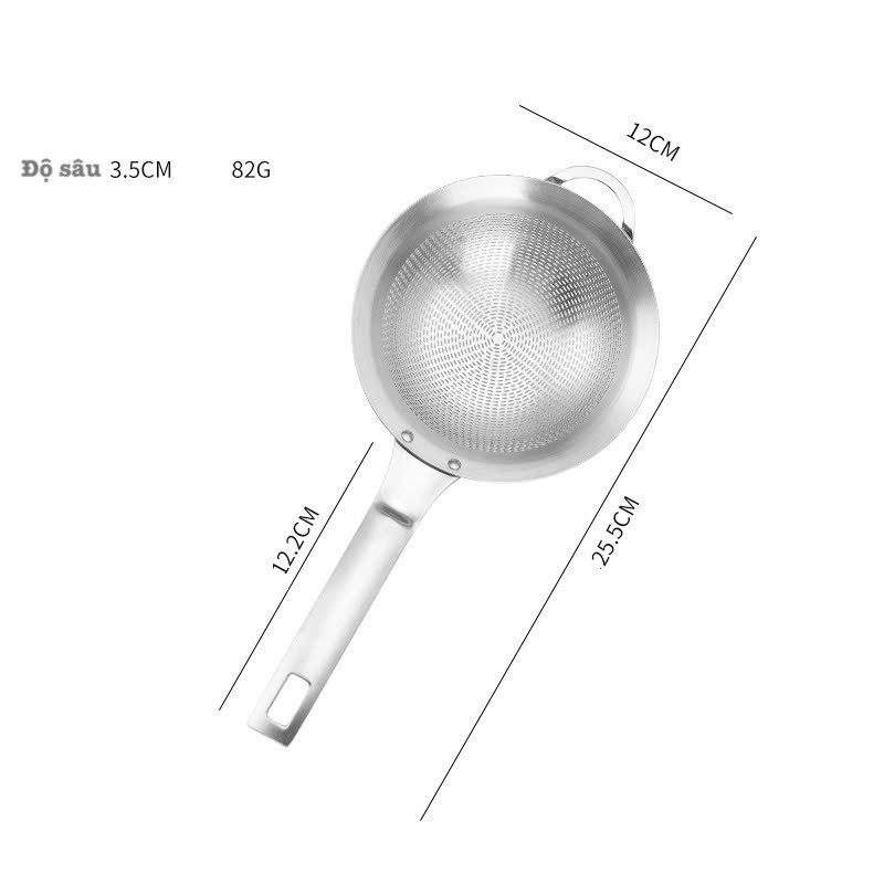 [Đa năng] Rây Lọc Inox 304 KINSGEM CHOCKMEN Dày Dặn – Muôi Vớt Lẩu, Rây Cháo, Vớt Bọt Tiện Lợi Nhà