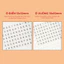 Giấy Refill 100gsm Matrix Line Thông Minh, Viết Tiếng Trung Hàn Nhật Có Tráng Keo, Không Thấm Mực