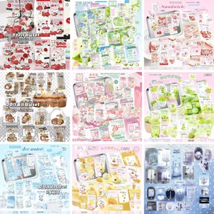 Tổng hợp các set gói đồ, gói card, gói hàng xinh xắn theo màu, corquette, trái cây, dễ thương