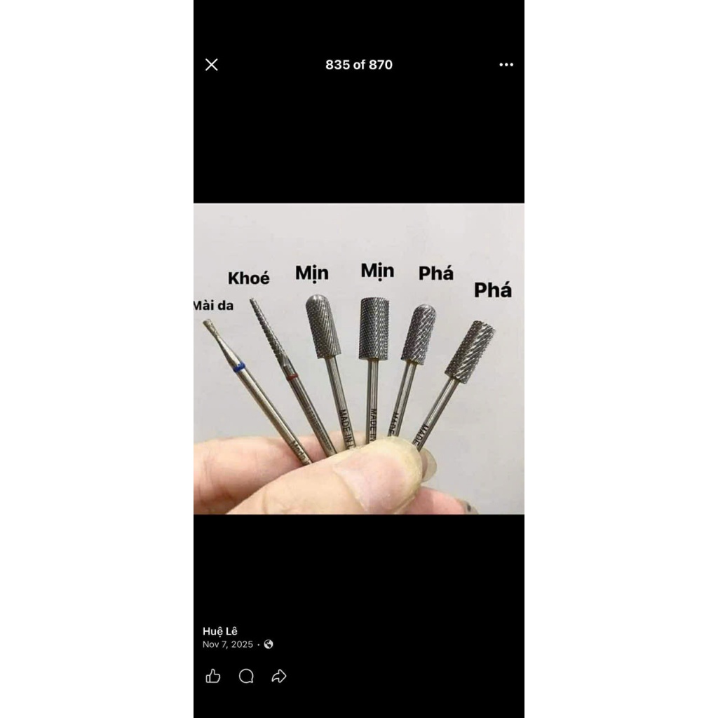 Đầu Mài 3in1 CARBIDE (VẠCH ĐỎ – MỊN)