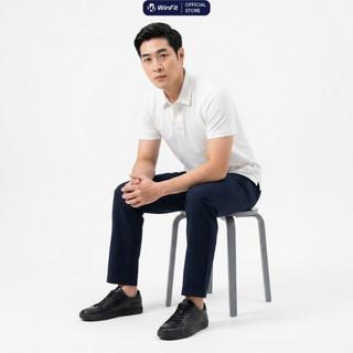 Áo Polo Nam Winfit Sorona 41% cao cấp, Form Regular dễ mặc, thoáng mát, thấm hút mồ hôi, chống nhăn WPL001