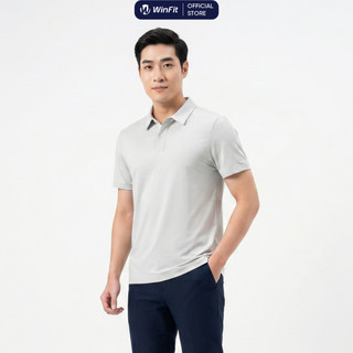 Áo Polo Nam Winfit Form Regular chất vải 41% Sorona thoáng khí, mềm mịn, chống nhăn, mặc đi làm và đi chơi WPL001