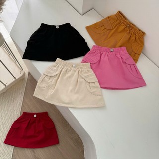 Chân váy trẻ em, Chân váy dang A túi hộp nhiều màu bé gái 9-26kg CV008 Tiểu Yến KID