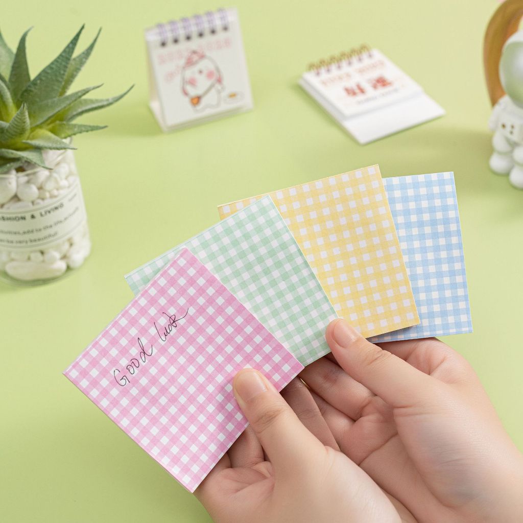 Giấy Note Nhiều Màu, Giấy Nhớ MESO 100 Tờ - Giấy Note Cute Có Sẵn Keo Dán