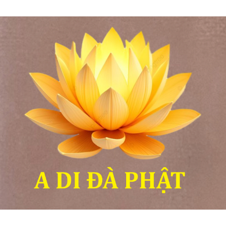 Hình in pét ủi nhiệt vải áo,mũ,nón,balo,túi sách,...mẫu hoa sen A DI ĐÀ PHẬT may mắn bình an,ủi tại nhà bằng bàn ủi